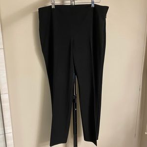 Talbot’s “Curvy” Black Side-Zip Dress Pants